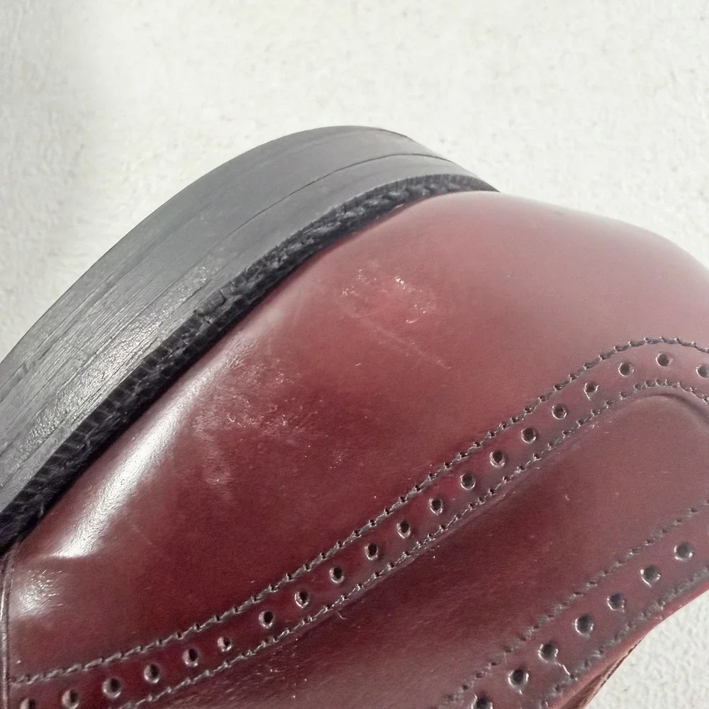Vintage‎ Bostonian Wingtip Brogue Leather Oxford Dress Shoes Mens Size 8.5 D